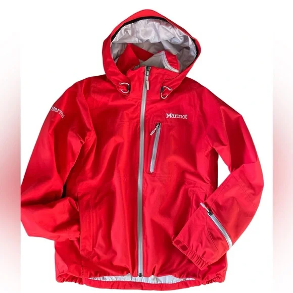 MARMOT women’s ski jacket; wind/waterproof; size s; red - Picture 1 of 6